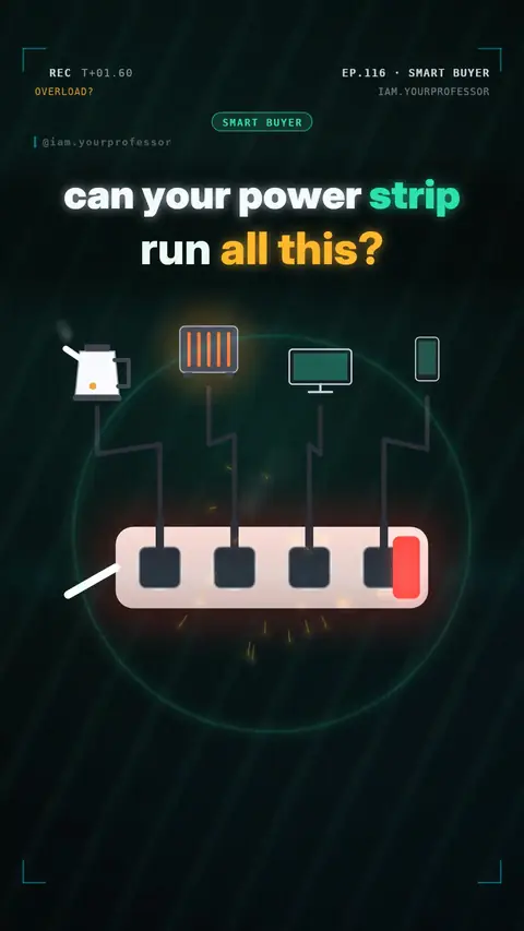 Cover of the lesson: Smart Buyer #5: Power strip — what can it really handle?