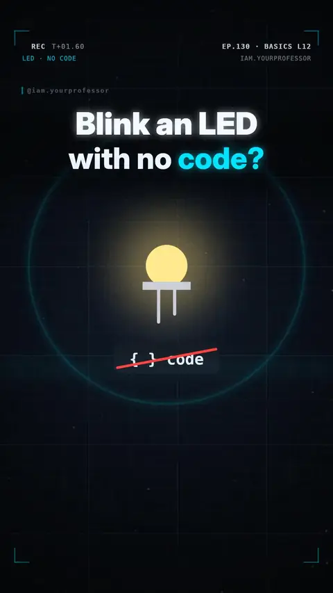 Cover of the lesson: The 555 timer: one chip that blinks