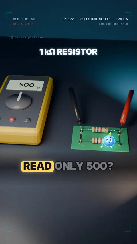 Cover of the lesson: Workbench Skills Part 5: Measure resistance the right way
