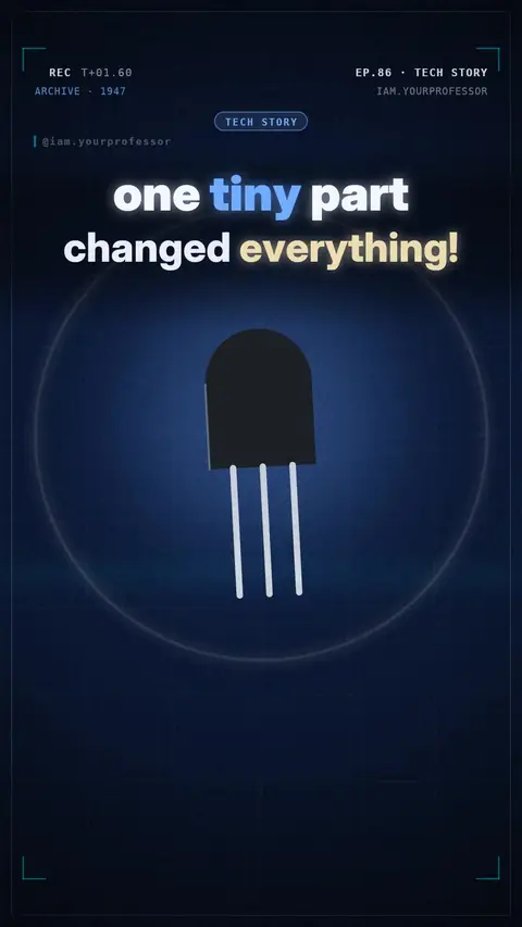 Cover of the lesson: Tech Story: the transistor that changed everything
